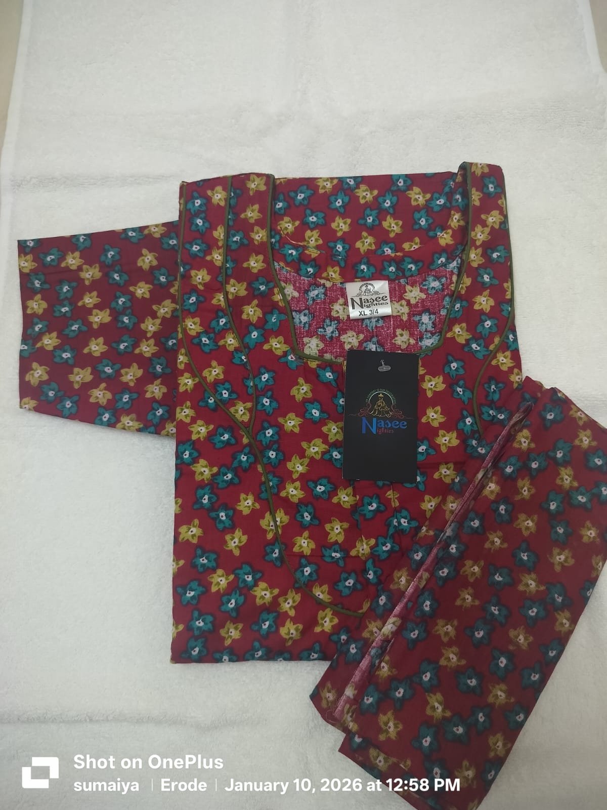 Nighty With duppatta (xl) - Image 2