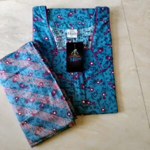 NIGHTY WITH DUPATTA (Procine Prints)