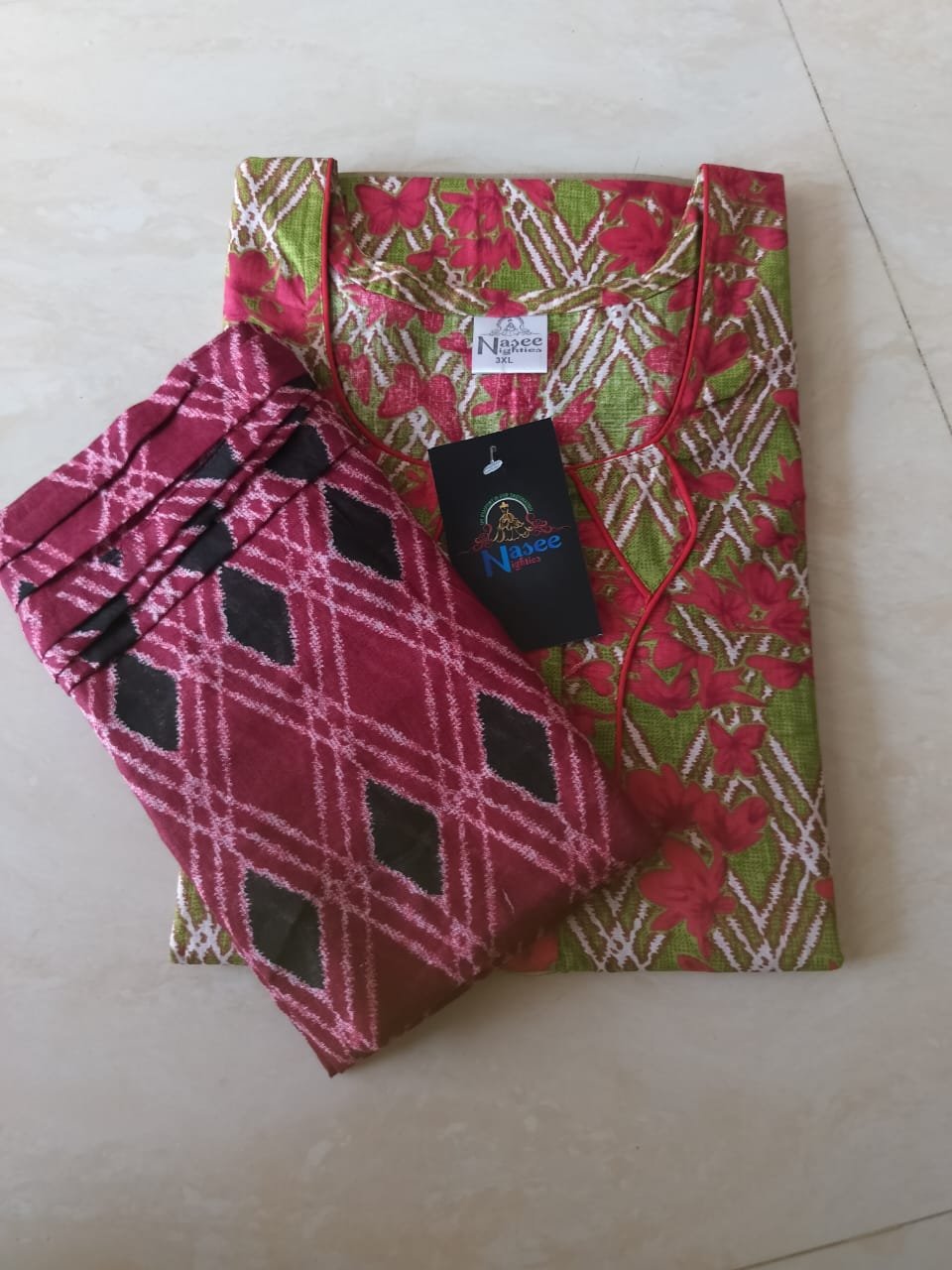 NIGHTY WITH DUPATTA ( xxxl) - Image 4